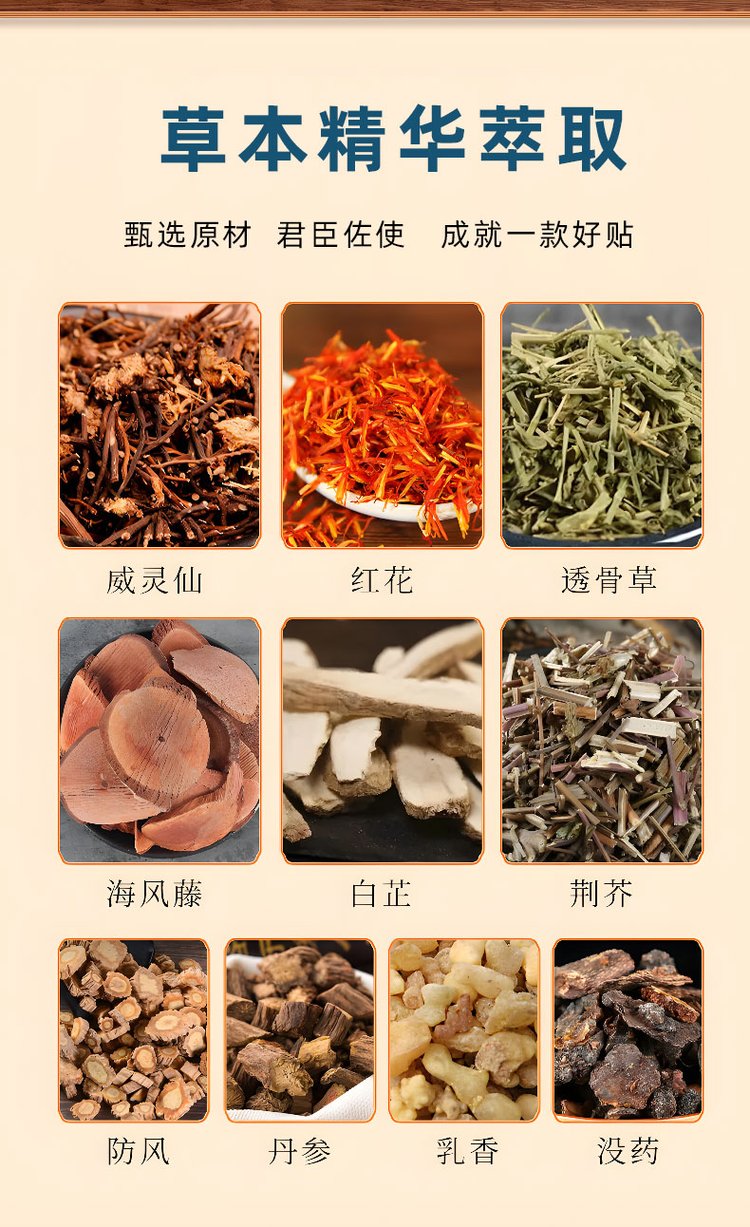 網球肘貼采用草本精華萃取